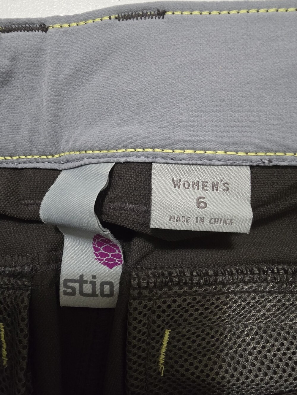 Stio Charcoal Gray Straight Leg Low Rise Hiking Pants Women's 6 Outdoor - Picture 10 of 13